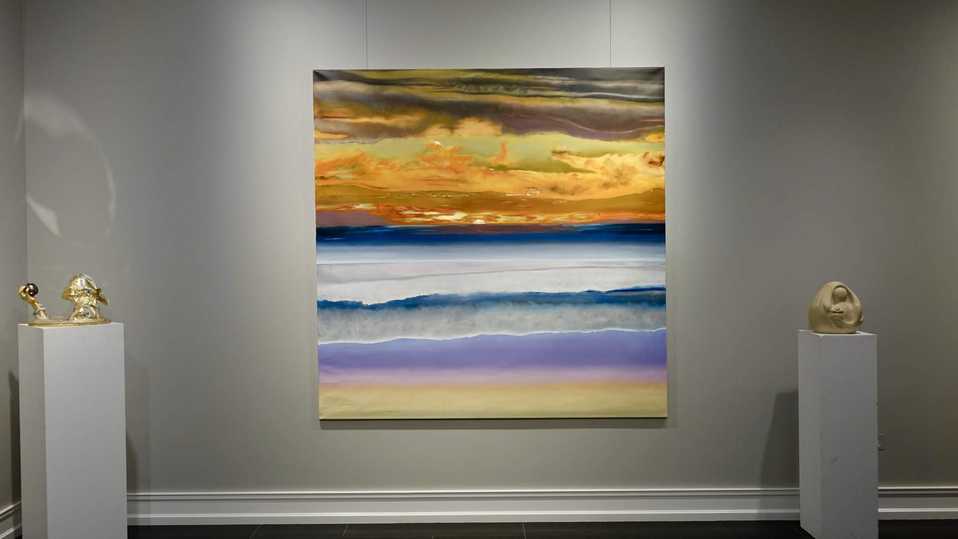 Bliss &mdash; Cape Town sunset oil painting
