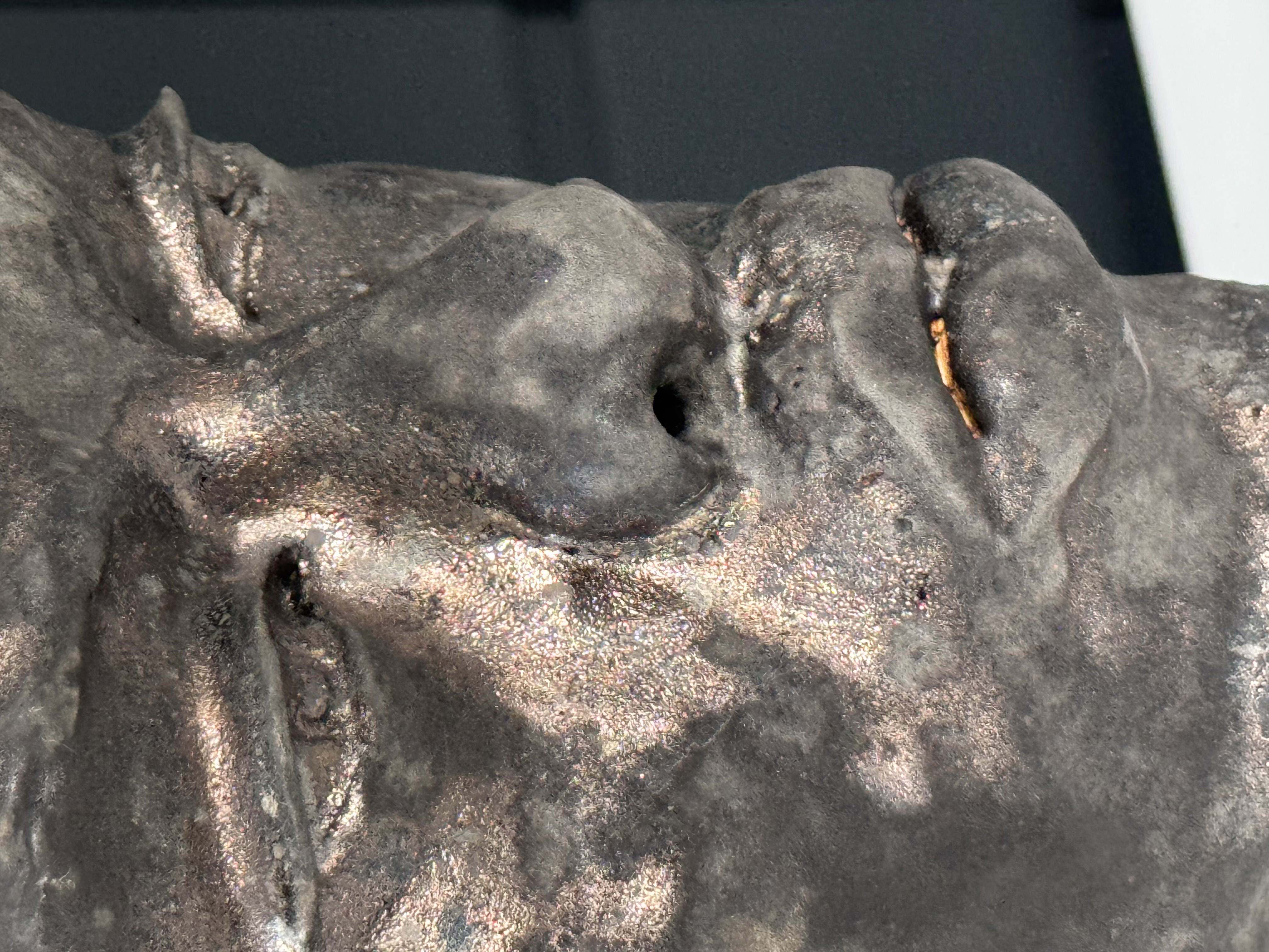 Leroy &mdash; metallic patina detail
