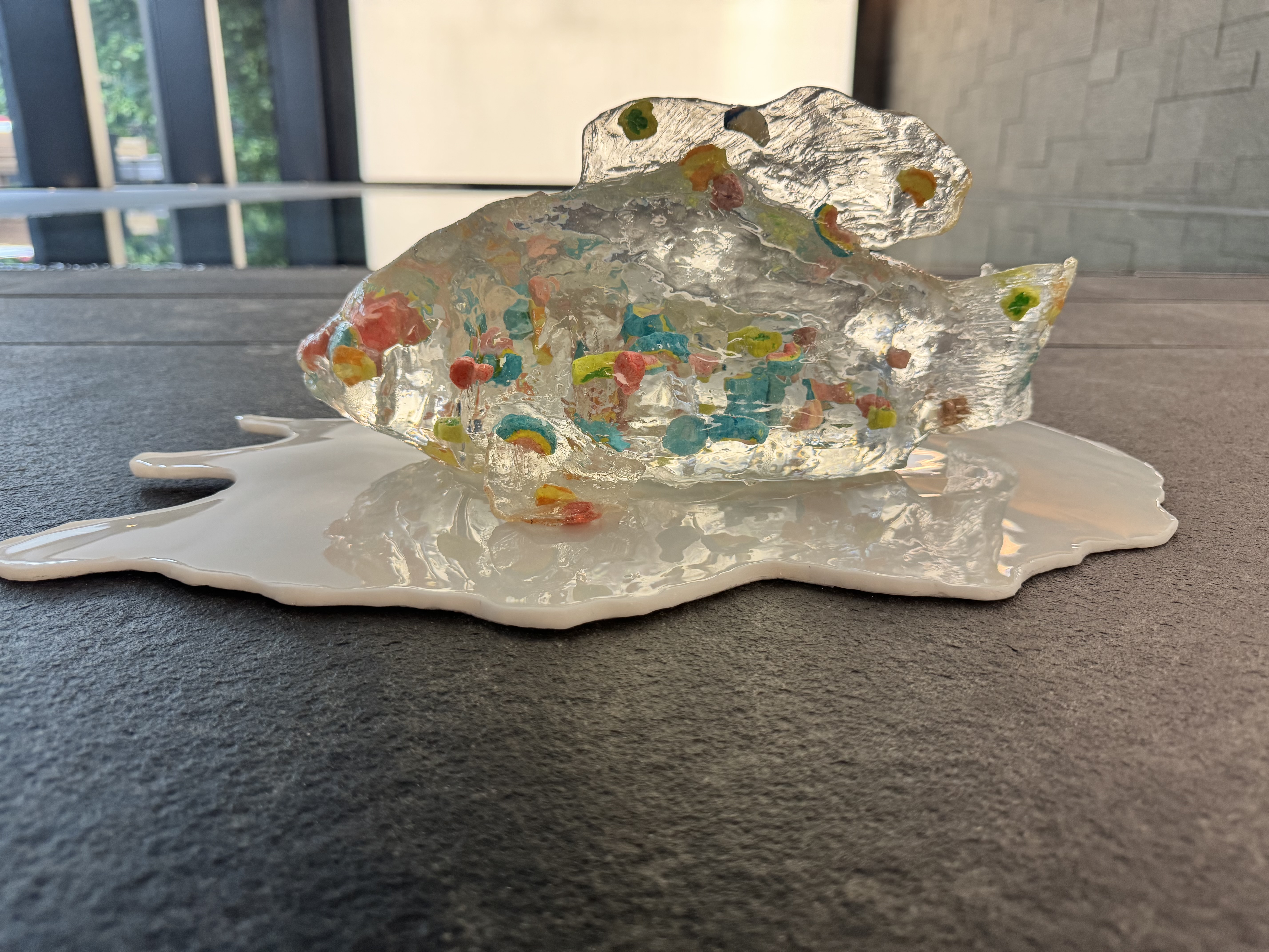 The Milk Splat &mdash; resin sculpture